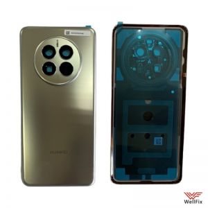 Изображение Задняя крышка Huawei Mate 50 в сборе серебристая (оригинал)