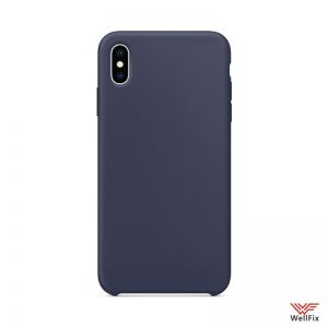 Изображение Силиконовый чехол для iPhone XR темно-синий